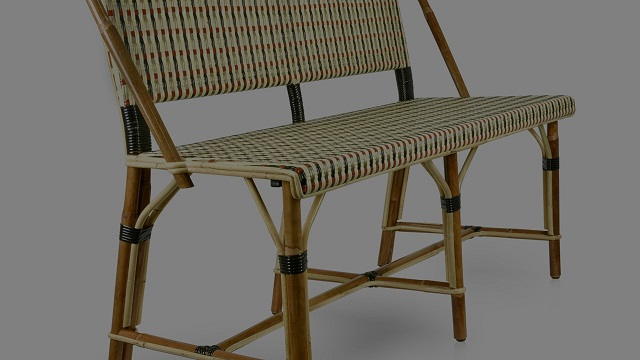  rattan benches furnitures made of natural rattan
