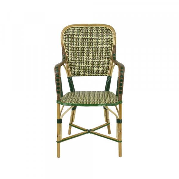 Tressage E1 - Marron/ Pistache / Vert Sapin / Chocolat