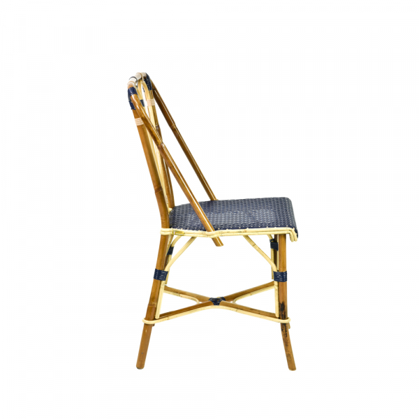 Tressage A8 - Bleu Marine / Havane