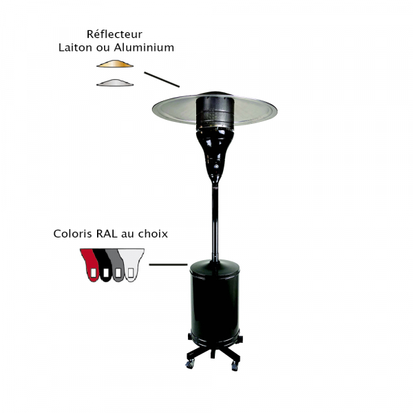 Chauffage mobile Solar Pro au gaz