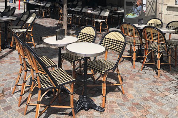 A Parisian-style terrace 