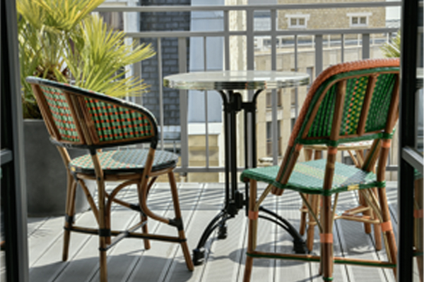 Une terrasse agréable en plein coeur de Paris Une terrasse agréable en plein coeur de Paris