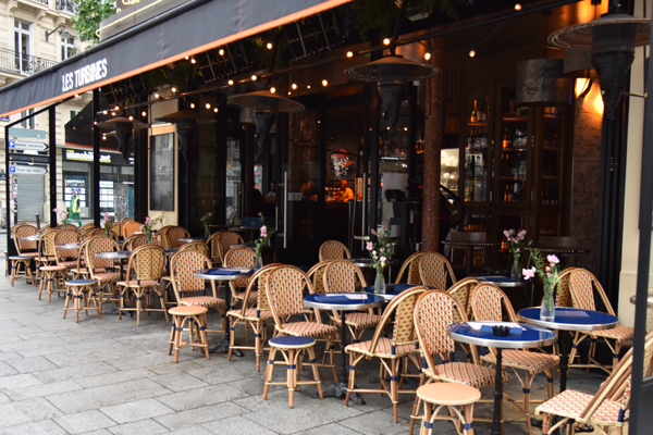 Hospitality furniture for a typical Parisian terrace