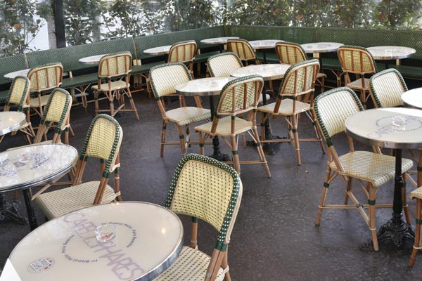 Parisian bistro-style cafe
