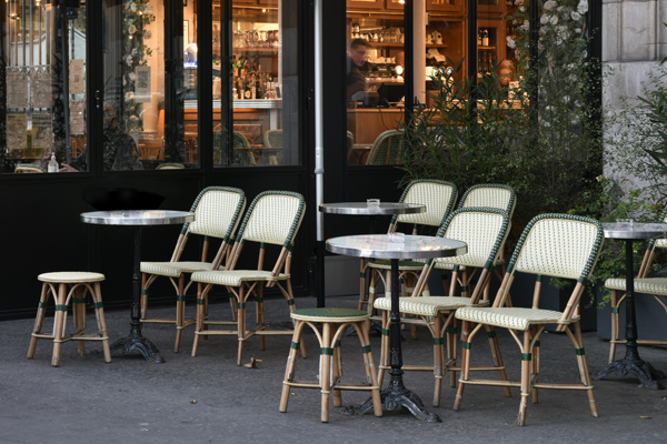 Parisian bistro-style cafe