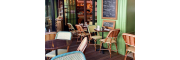 A terrace with pretty green colours A Parisian restaurant au naturel