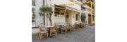 A restaurant with an innovative and refined concept set of rattan furniture for this charming restaurant in Rouen