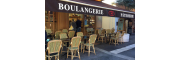 Provençal bakery and its authentic look Pine tree colours for this street terrace