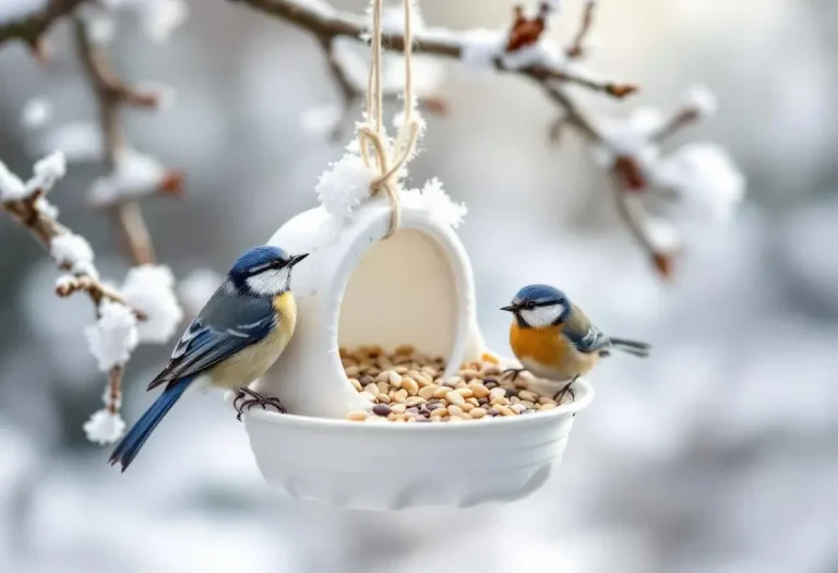 Arrêtez de jeter ce petit pot en plastique : il devient la mangeoire préférée des oiseaux cet hiver