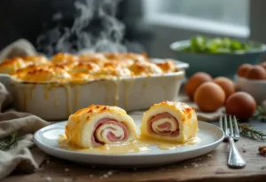 Explosion de fondant et parfum d’hiver : ces rouleaux poireaux-jambon gratinés au fromage promettent un dîner familial ultra crémeux