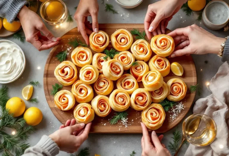 Trop simples pour être si bons ? Ces petits roulés feuilletés au fromage et saumon volent carrément la vedette aux verrines