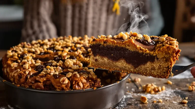 C'est la nouvelle recette qui fait fureur cet hiver : le gâteau noisettes-chocolat à la croûte ultra craquante (et vraiment facile)