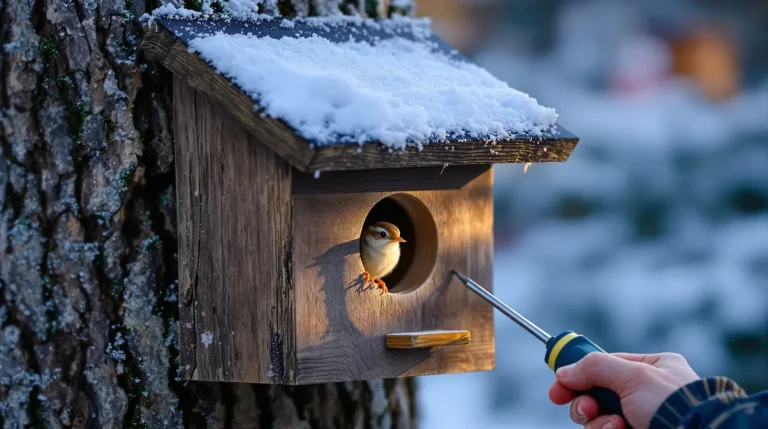 Nichoir : ce détail à corriger d'urgence chez vous pour que les oiseaux viennent s'y abriter tout l'hiver