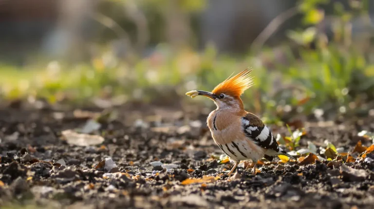 Si une huppe fasciée se pose dans votre jardin, voici ce que cela révèle sur votre sol