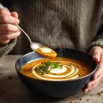 Velouté pois chiches-carottes au cumin : mon dîner complet et healthy pour les soirs de flemme