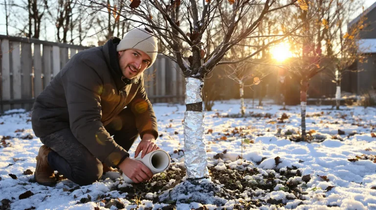 Il suffit d’un rouleau d’aluminium pour sauver ses arbres fruitiers et éviter les dégâts chaque hiver Il suffit d’un rouleau d’aluminium pour sauver ses arbres fruitiers et éviter les dégâts chaque hiver
