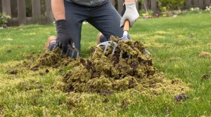 Pelouse jaunie et pleine de mousse : le geste de printemps à faire maintenant pour la sauver sans l’abîmer