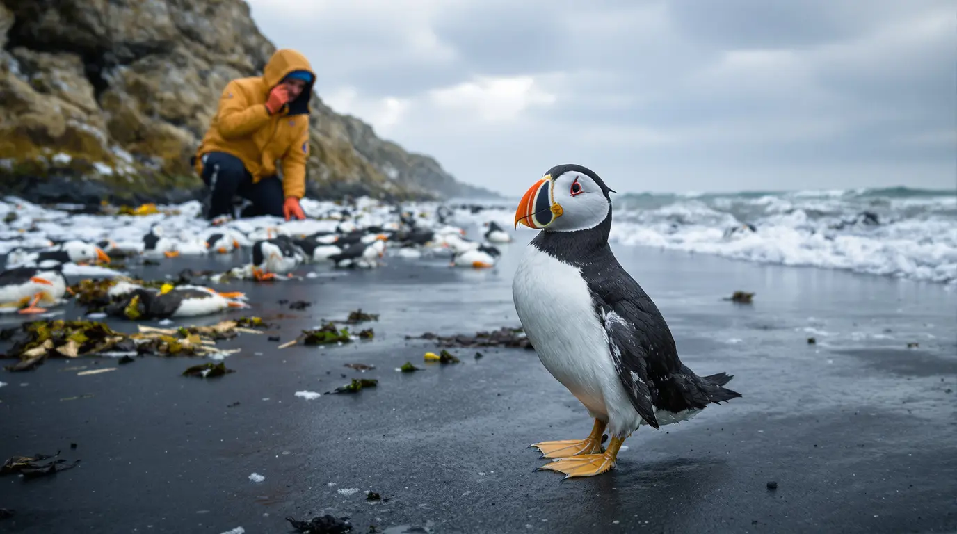 Plus de 45 000 macareux échoués sur les plages de la côte atlantique cet hiver, voici pourquoi Plus de 45 000 macareux échoués sur les plages de la côte atlantique cet hiver, voici pourquoi