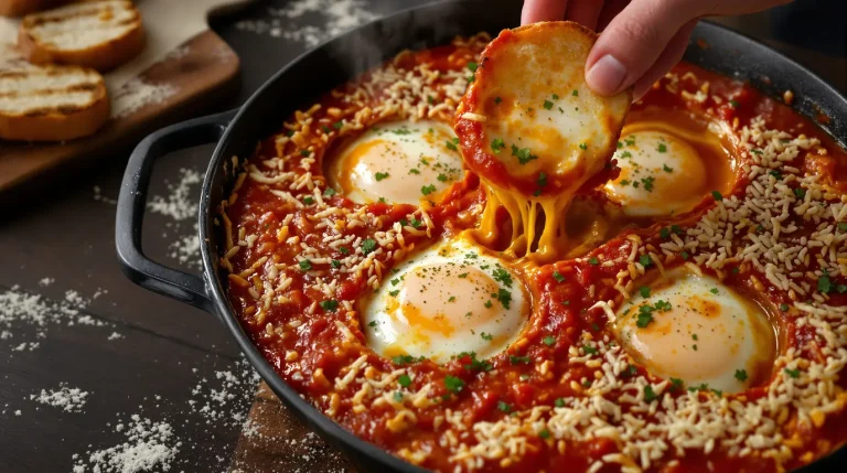 Œufs à la tomate au four : la recette de placard qui devient le dîner de mars le plus réconfortant