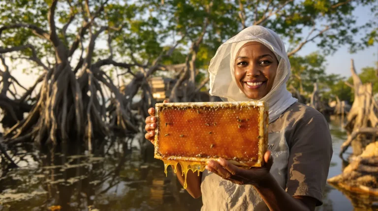 Au Kenya, les abeilles précieuses de la mangrove de Lamu, un trésor discret enfin révélé Au Kenya, les abeilles précieuses de la mangrove de Lamu, un trésor discret enfin révélé