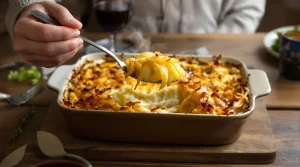 Ce gratin ultra simple aux pommes, oignons et bouillon, encore plus gourmand qu’un dauphinois