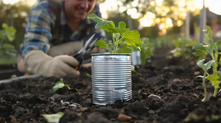 Cette astuce avec une simple canette protège les jeunes plants des limaces au jardin, voici pourquoi Cette astuce avec une simple canette protège les jeunes plants des limaces au jardin, voici pourquoi