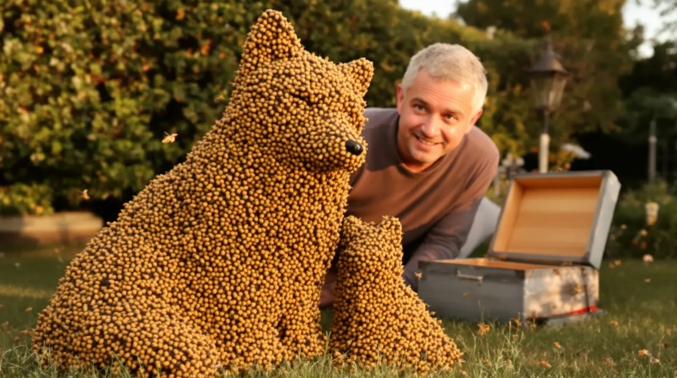 Dampierre-en-Montagne : un essaim d’abeilles se forme sur une sculpture étonnante, voici pourquoi Dampierre-en-Montagne : un essaim d’abeilles se forme sur une sculpture étonnante, voici pourquoi
