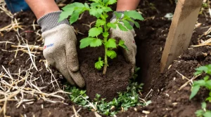 Début mai, les jardiniers bio mettent autre chose que du compost sous les tomates pour renforcer les plants