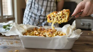 J’ai apporté ce cake chorizo-chèvre à un apéro de 8 personnes : on m’a rendu le plat vide