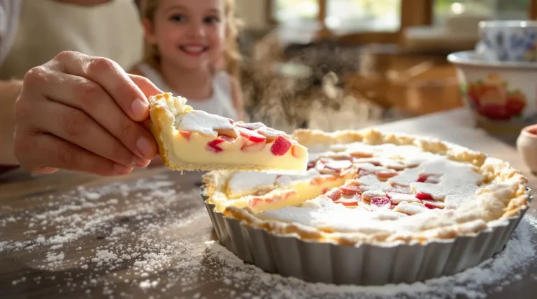 La vraie tarte à la rhubarbe de grand-mère : fondante, douce et vraiment si bonne ! La vraie tarte à la rhubarbe de grand-mère : fondante, douce et vraiment si bonne !