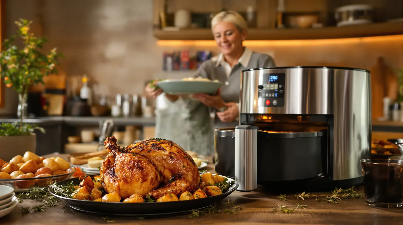 Ma belle-mère est restée bouche bée devant mon poulet : cette friteuse Moulinex a remplacé mon four Ma belle-mère est restée bouche bée devant mon poulet : cette friteuse Moulinex a remplacé mon four