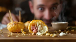 Personne ne devine ce qu’il y a dedans : la bouchée dorée sur bâtonnet que tout le monde adore à l’apéro
