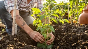 Plantez cette feuille au pied de vos tomates : elle booste vraiment votre récolte au potager