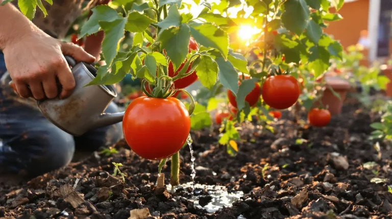 Tomates plus grosses et plus savoureuses : ajoutez 3 cuillères de ce produit dans l’eau pour voir pourquoi