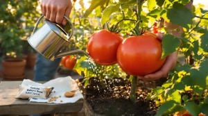 Tomates plus grosses et plus savoureuses : ajoutez 3 cuillères de ce produit à l’eau et découvrez pourquoi