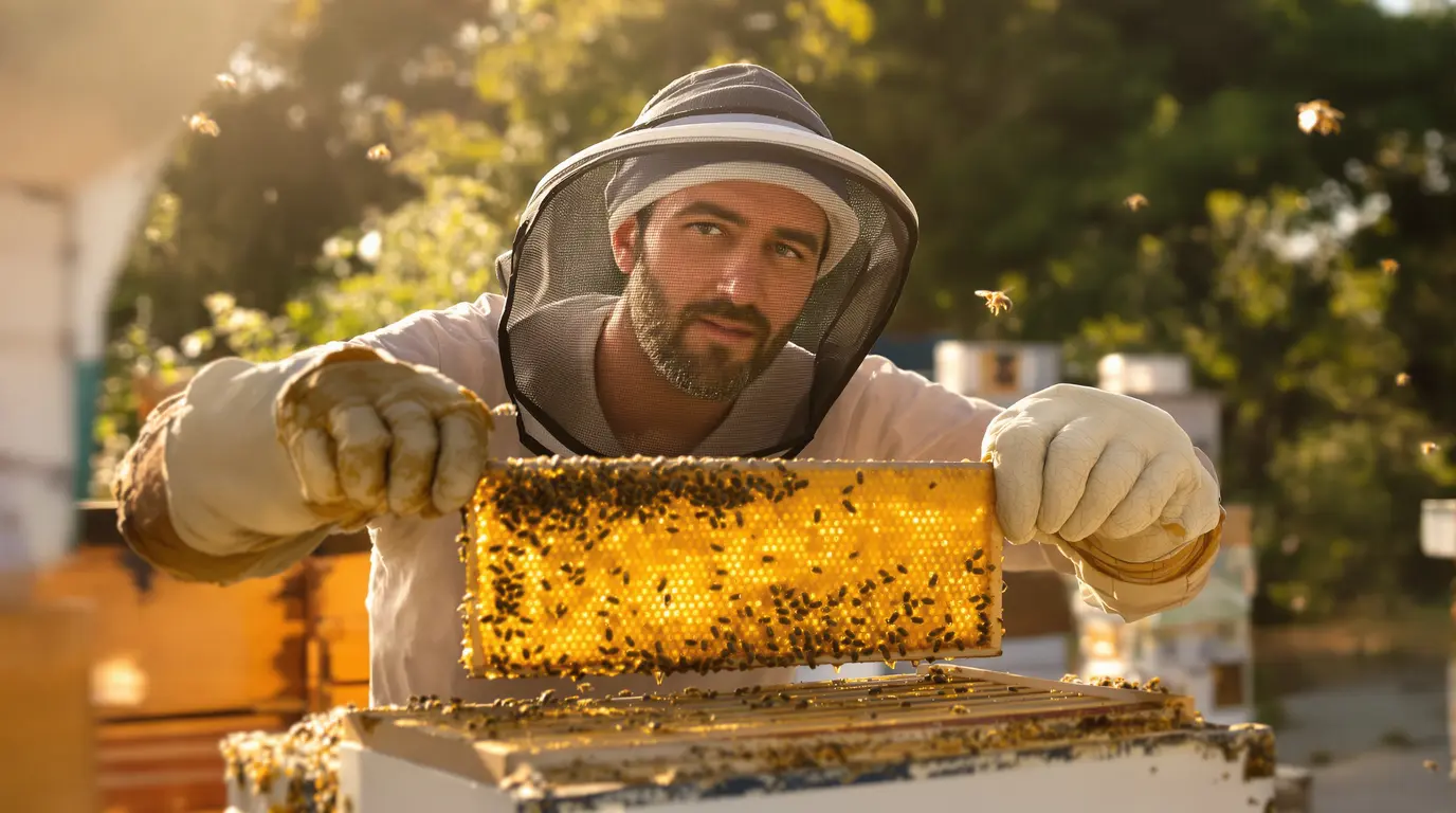 « Un jour, je me suis fait piquer 32 fois » : ancien plombier, ce Seynois réussit sa reconversion dans l’apiculture « Un jour, je me suis fait piquer 32 fois » : ancien plombier, ce Seynois réussit sa reconversion dans l’apiculture